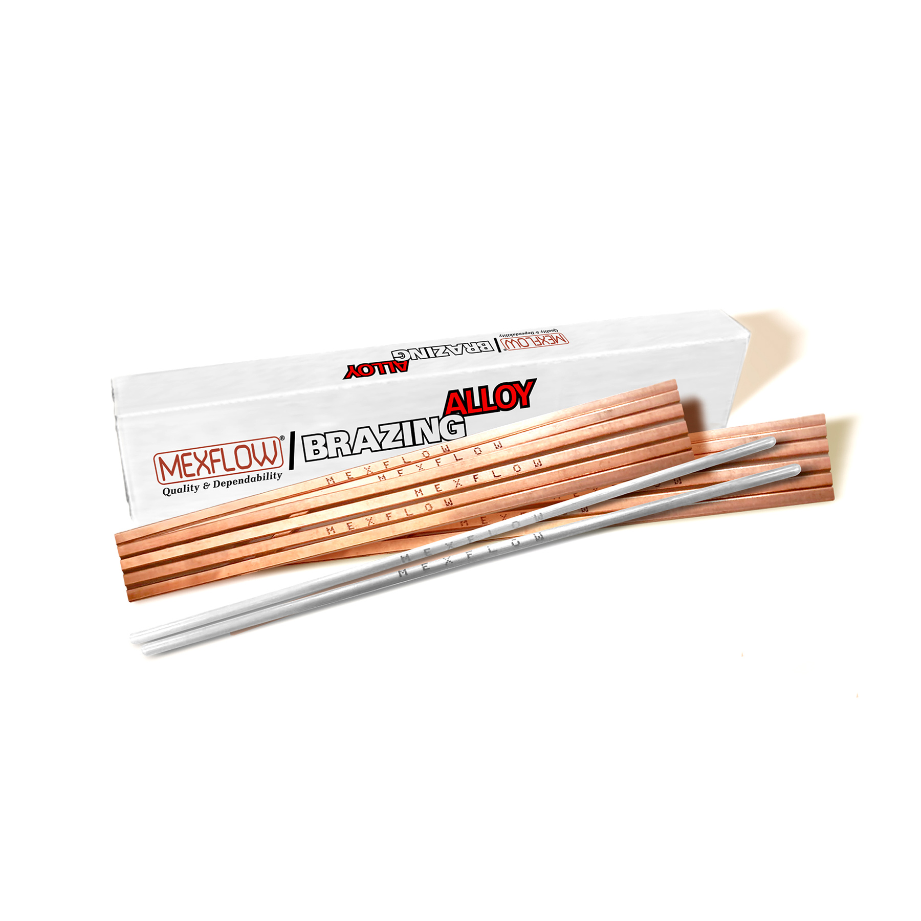 Mexflow Copper Brazing Rods for HVACR
